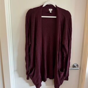 Long, thin summer cardigan